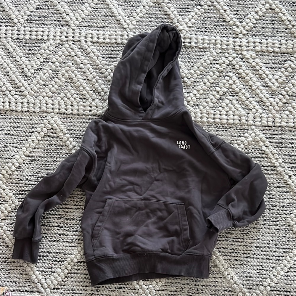 Long Coast Black Hoodie
